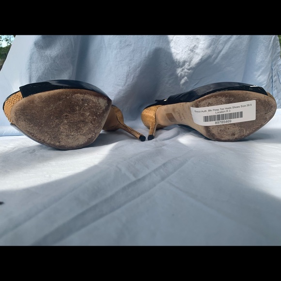 Authentic Gucci heels platform sling backs EUC - Picture 7 of 13